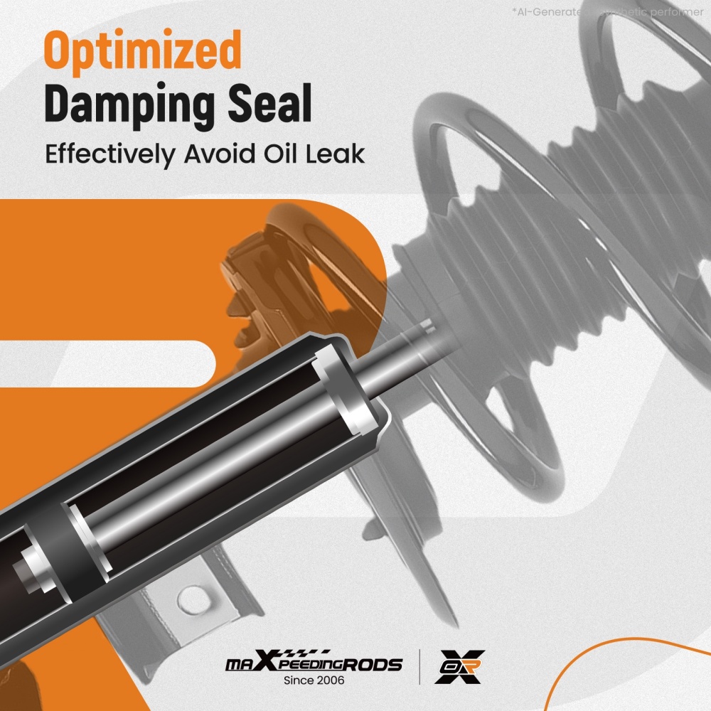 Complete Front Struts ShockCoil Springs Assembly compatible for Jeep Cherokee 2014-2022