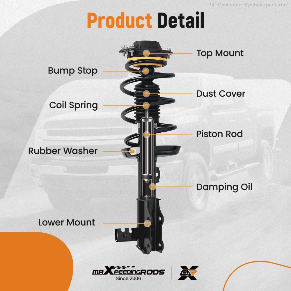 Front Complete Struts Assembly For 2018-2024 compatible for Chevrolet Equinox GMC Terrain compatible for FWD