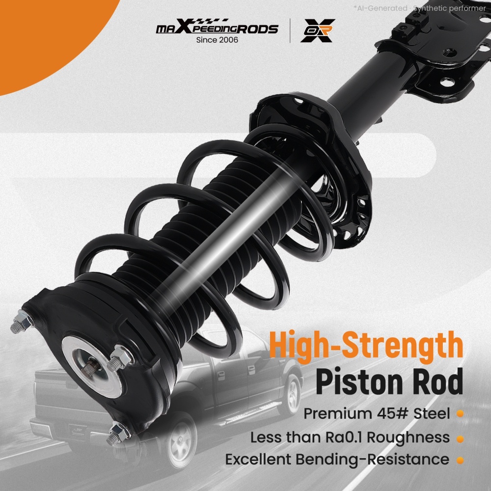 2x Front Pair Quick Complete StrutsCoil Springs compatible for Kia Sorento 2016-2020
