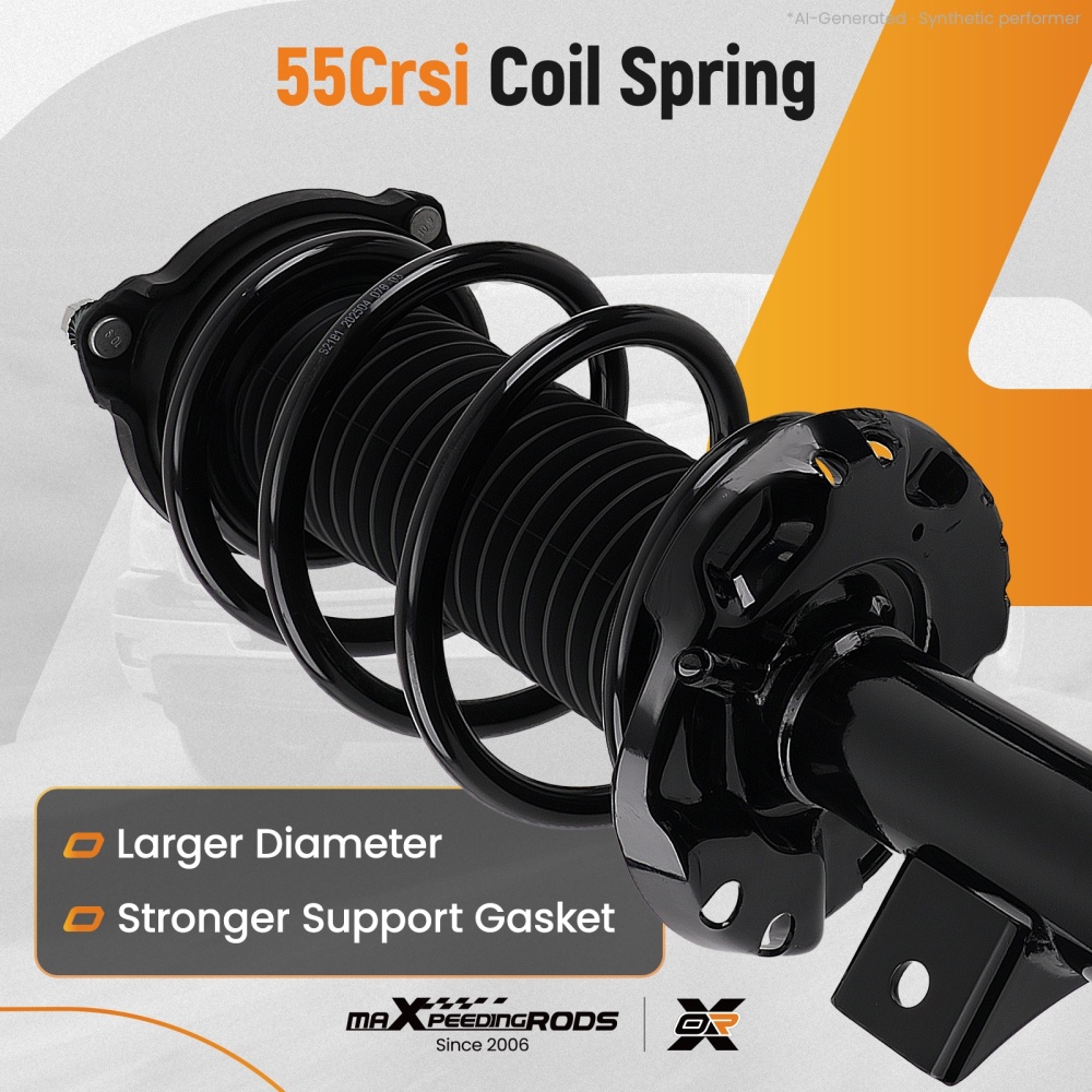 2x Front Pair Quick Complete StrutsCoil Springs compatible for Kia Sorento 2016-2020