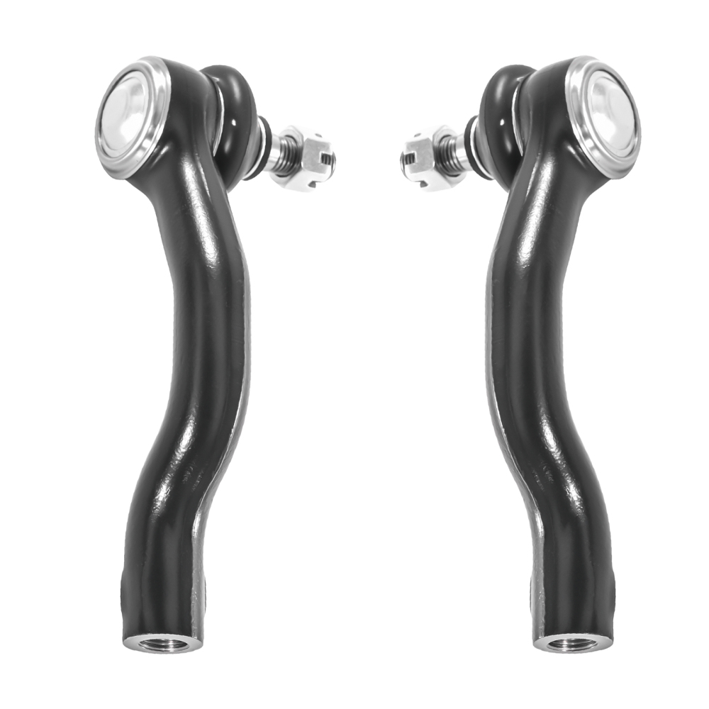 Front Outer Inner Tie Rod Ends Kit For 05-19 compatible for Nissan Frontier Pathfinder Xterra