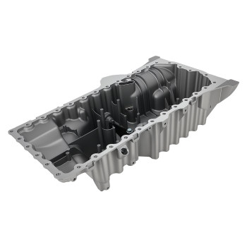 Aluminum Oil Pan compatible for Volvo S80 XC70 XC90 2007-2015 31251286 Silver