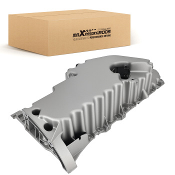Aluminum Oil Pan compatible for Volvo S80 XC70 XC90 2007-2015 31251286 Silver