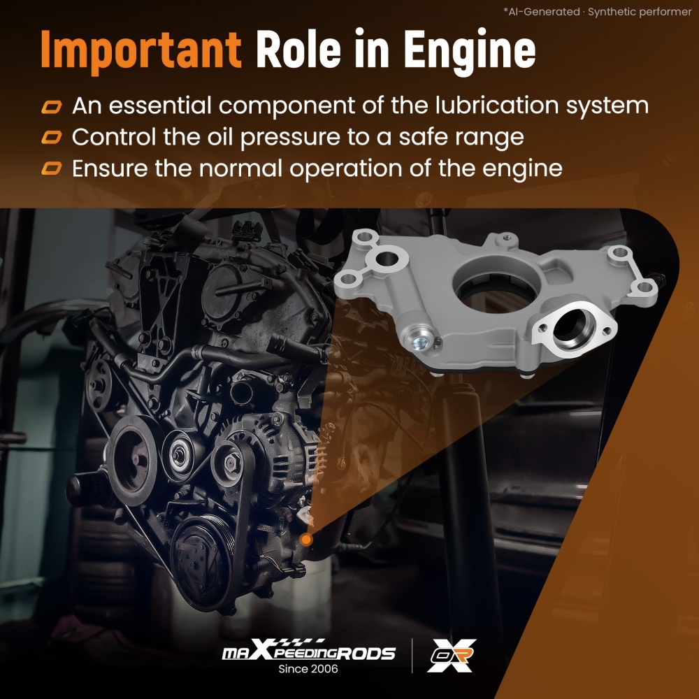 1X Engine Oil Pump compatible for Chevy 5.3L 6.2L 5.7L 6.0L 4.8L compatible for GMC 5.3 6.0 4.8