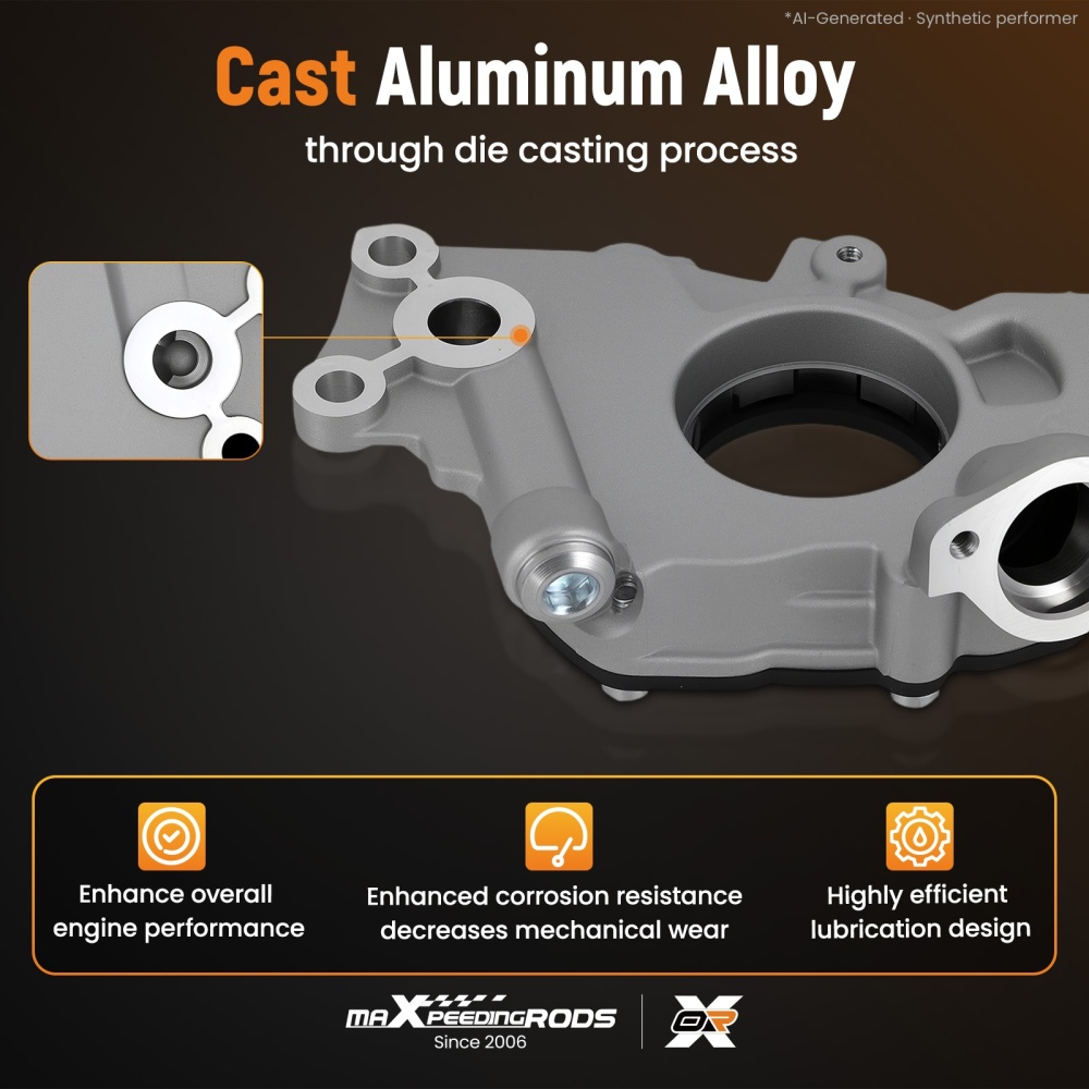 1X Engine Oil Pump compatible for Chevy 5.3L 6.2L 5.7L 6.0L 4.8L compatible for GMC 5.3 6.0 4.8