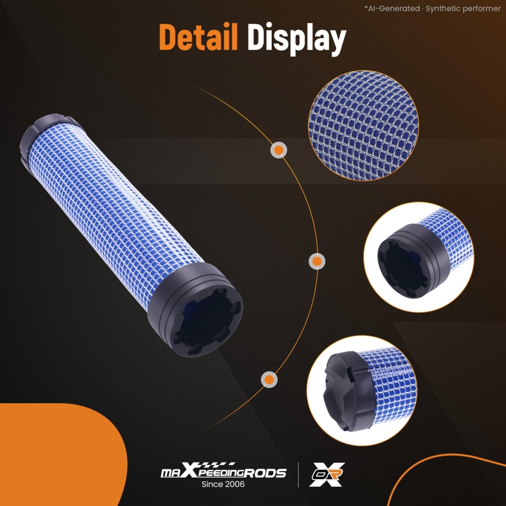 Outer Inner Air Filter Set compatible for Kawasaki FD750D FD791D FH601D P821575 821136