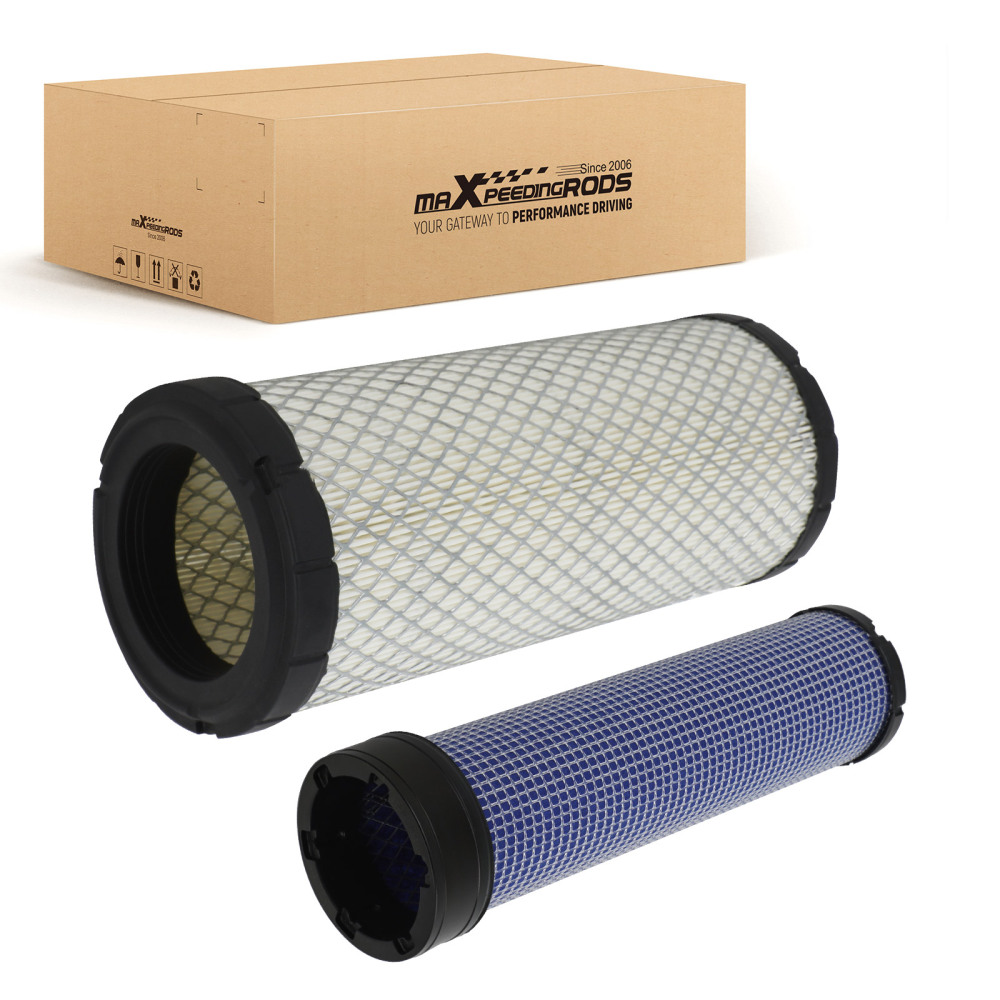 2PCS Air Filter Set compatible for Bobcat Excavator 337 341 430 430D 430GKubota M5400