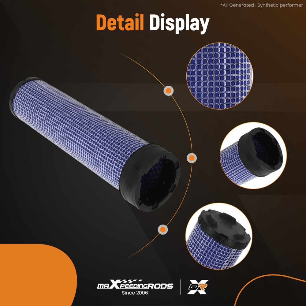 Outer Inner Air Filter Kit compatible for Bobcat 863 873 S250 S450 P827653 P829332 RS3542