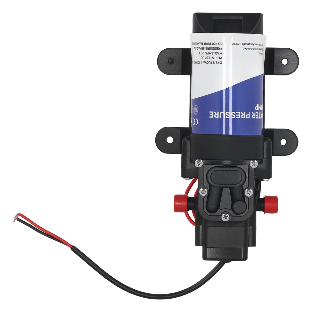 12V Pressure Water Pump 1.2GPM for Marine RV Caravan Boat Self-Priming 35PSI