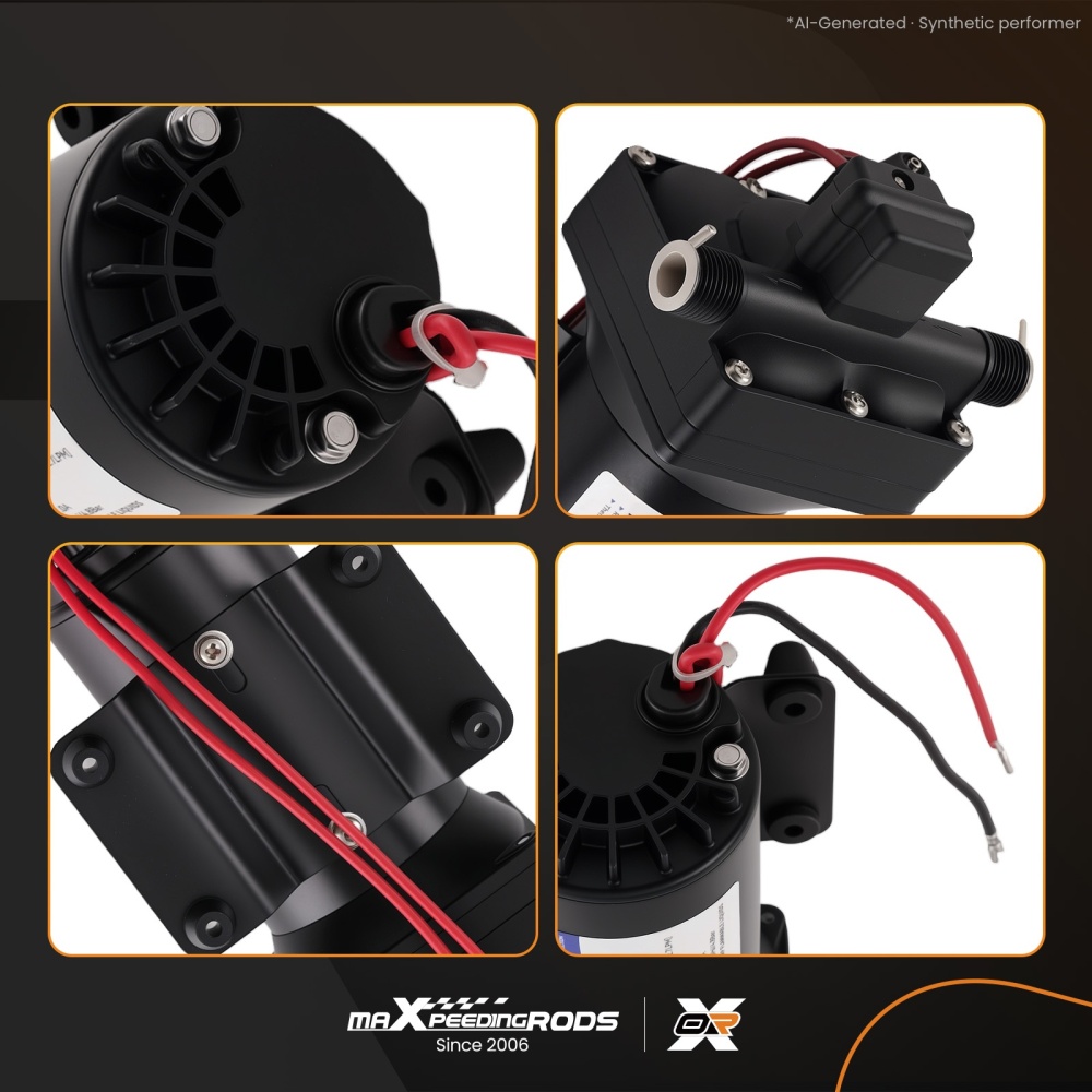 12V RV Fresh Water Pump for 6GPM 70PSI Yacht Garden Camper Diaphragm Pump