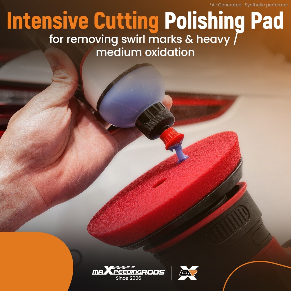 7 Inch Coarse Foam Polishing Pads for 6 Inch Backing Plate 2pcs