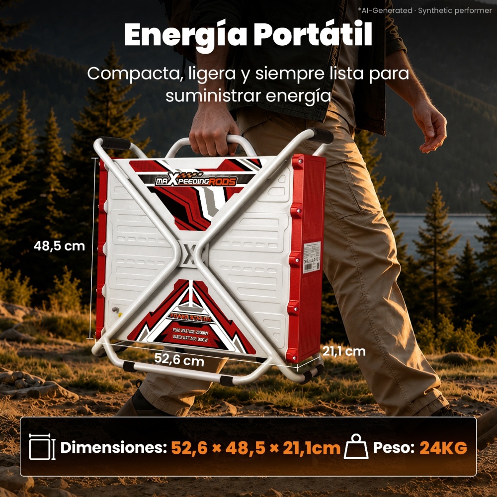 2304Wh Estación De Energía Portátil Fuente De Alimentación De Respaldo