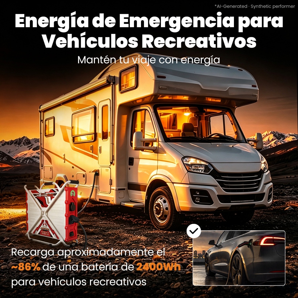 2304Wh Estación De Energía Portátil Fuente De Alimentación De Respaldo