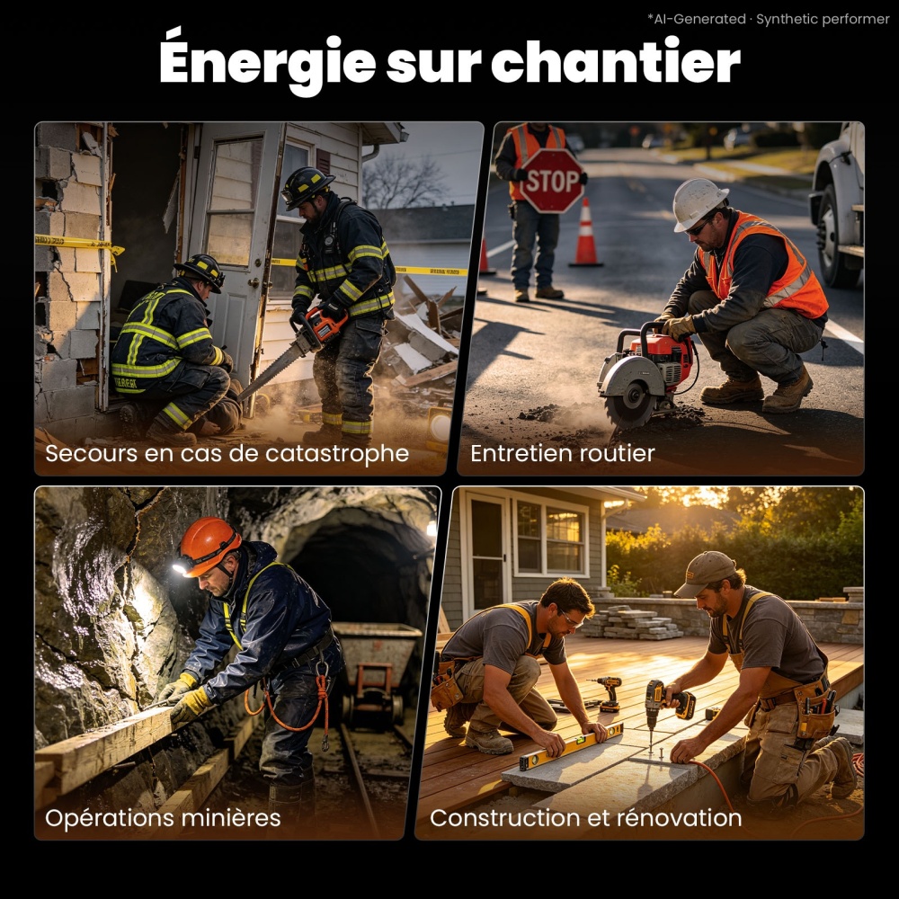 Centrale électrique portable 20000W Générateur commercial Silencieux for Camping