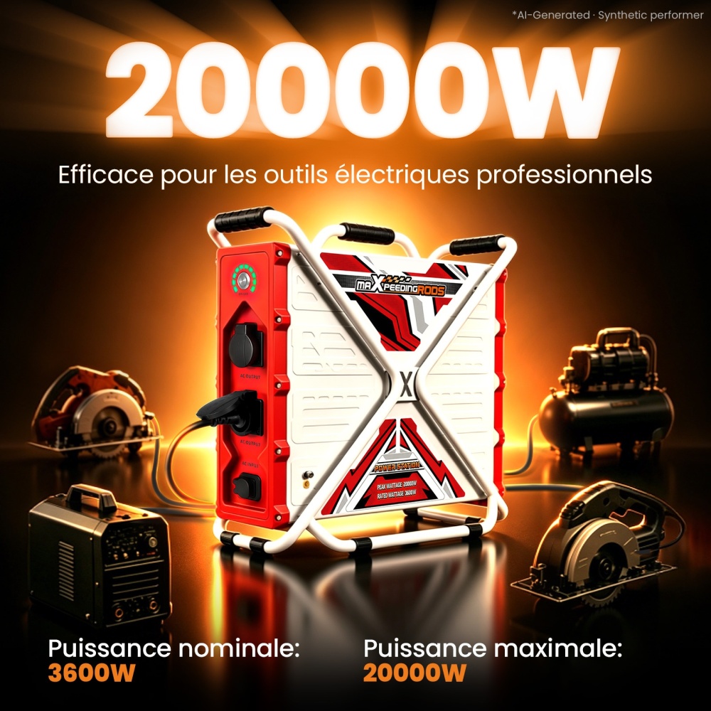 Centrale électrique portable 20000W Générateur commercial Silencieux for Camping