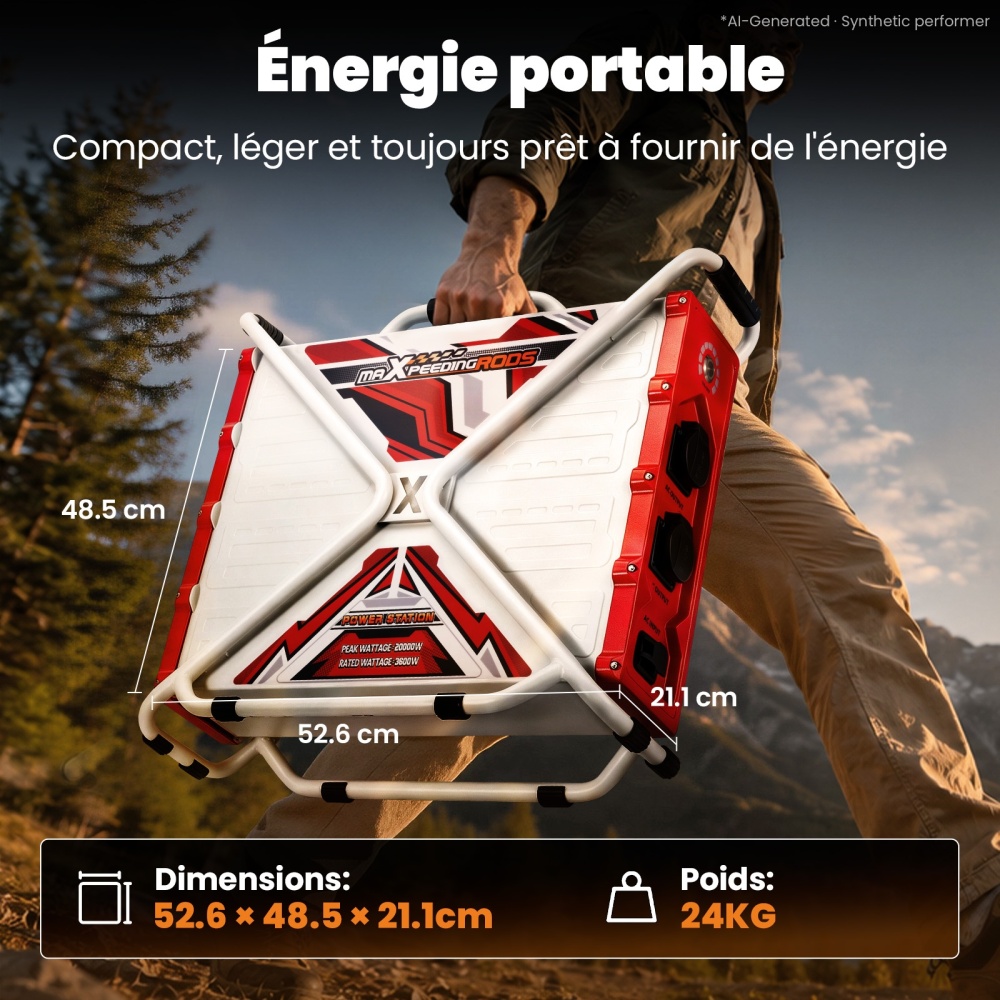 Centrale électrique portable 20000W Générateur commercial Silencieux for Camping