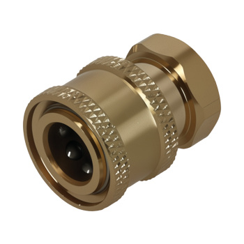 4x Brass Pressure Washer Coupler 1/4 Quick Connect Socket to 1/4 Female NPT