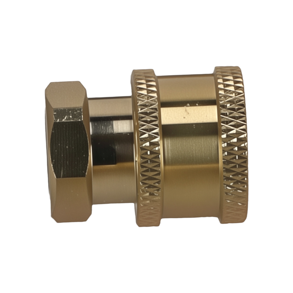 4x Brass Pressure Washer Coupler 1/4 Quick Connect Socket to 1/4 Female NPT