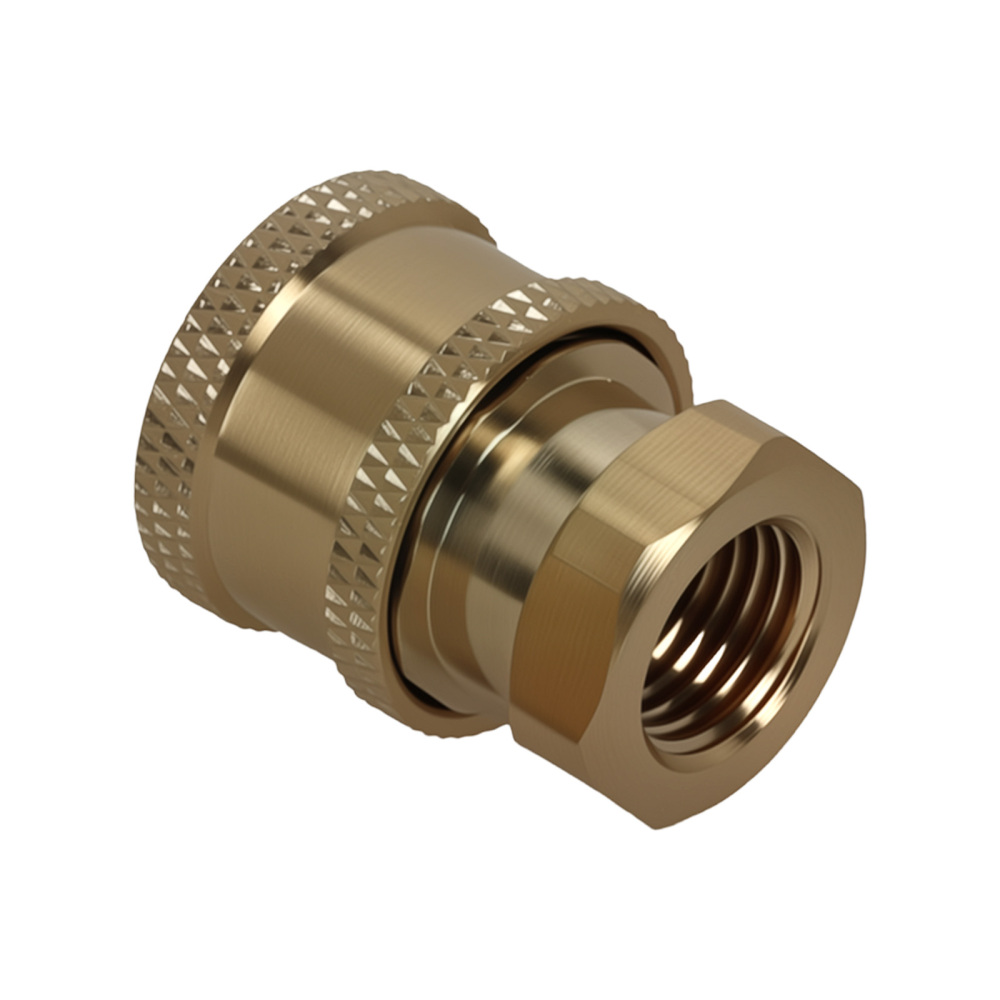4x Brass Pressure Washer Coupler 1/4 Quick Connect Socket to 1/4 Female NPT