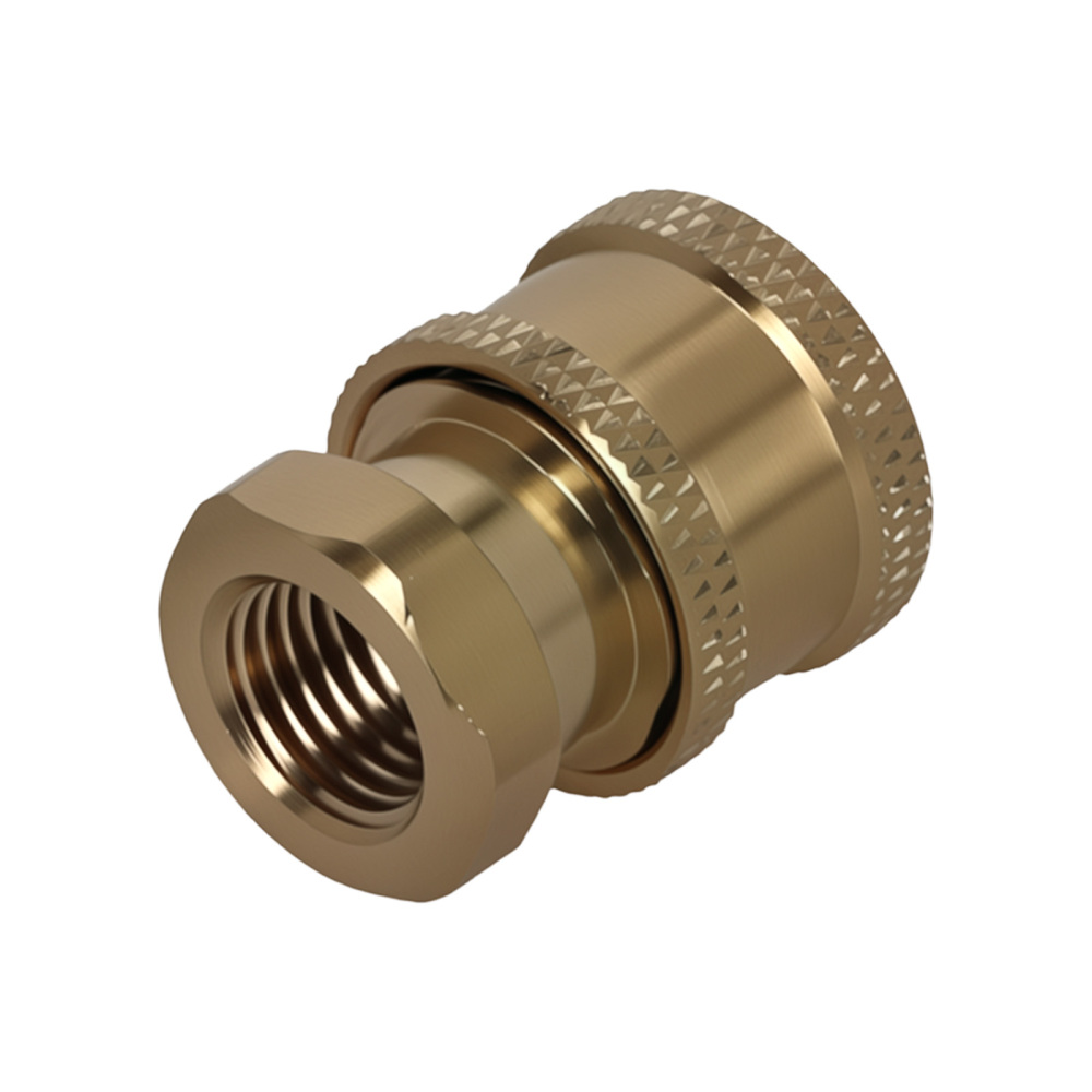 4x Brass Pressure Washer Coupler 1/4 Quick Connect Socket to 1/4 Female NPT