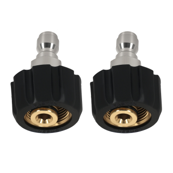 M22 14mm Quick Connect Adapter for High Pressure Washer Gun 5000 PSI Brass
