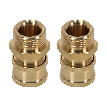 M22 14mm Quick Connect Adapter for High Pressure Washer Gun 5000 PSI Brass