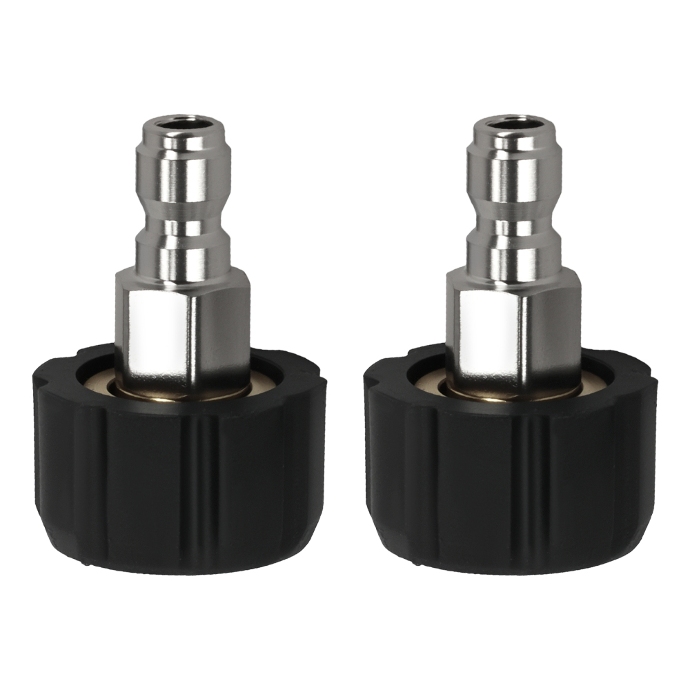 M22 14mm Quick Connect Adapter for High Pressure Washer Gun 5000 PSI Brass