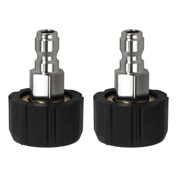 M22 14mm Quick Connect Adapter for High Pressure Washer Gun 5000 PSI Brass
