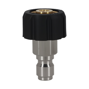 2PCS M22-14mm Thread to 3/8 Quick Connect Brass Pressure Washer Coupler 5000PSI