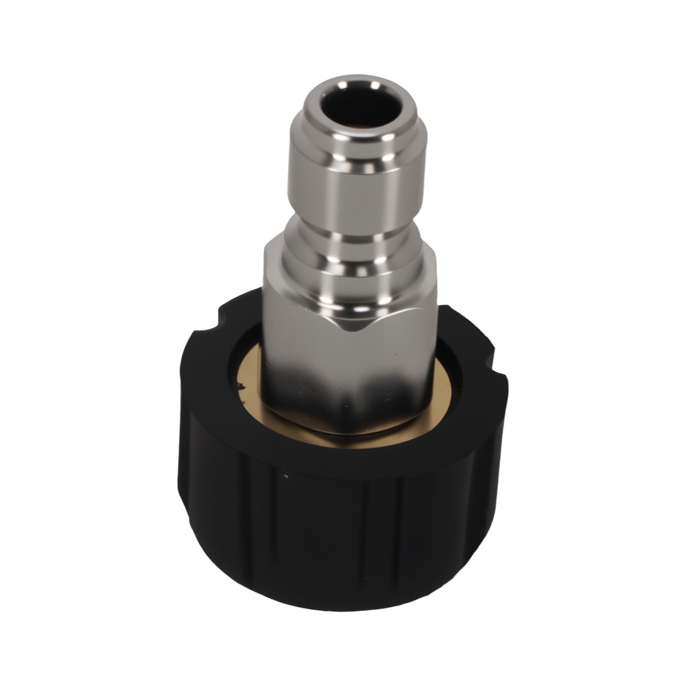 2PCS M22-14mm Thread to 3/8 Quick Connect Brass Pressure Washer Coupler 5000PSI