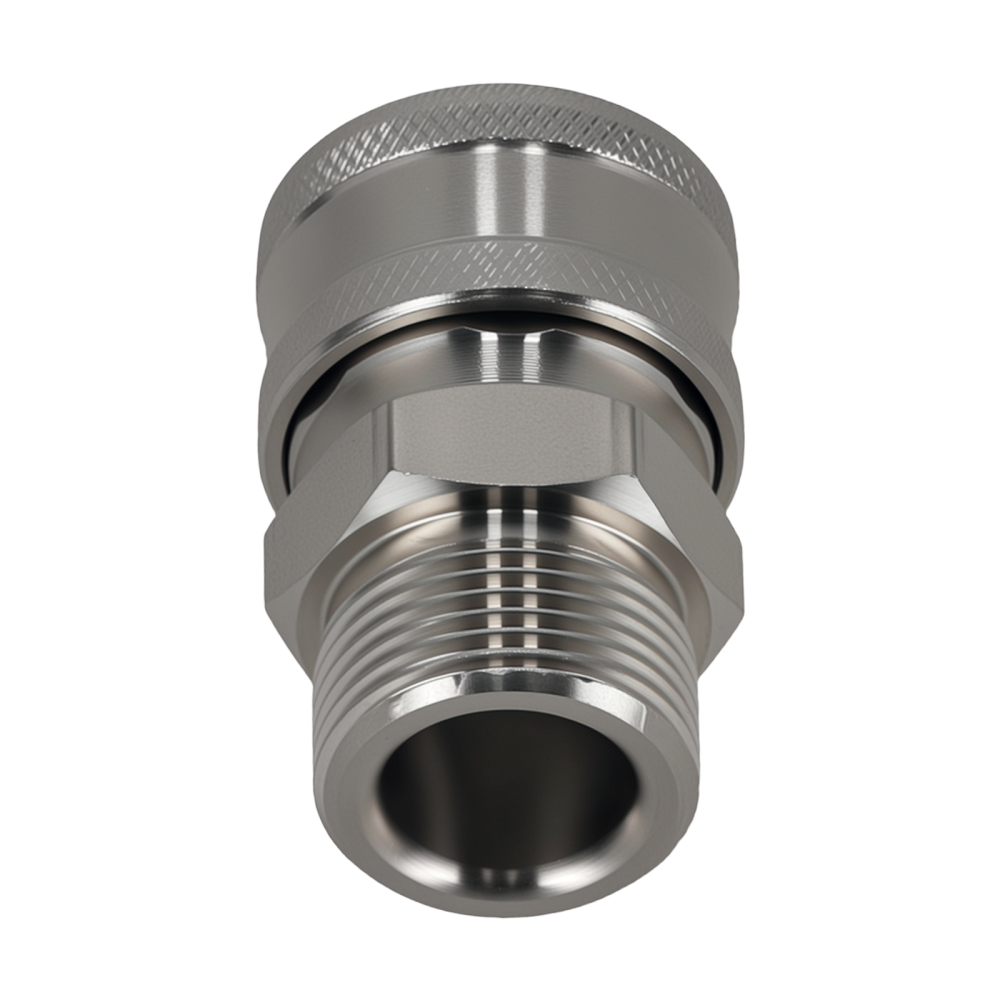 2* Pressure Washer Coupler Fitting M22-14 to 3/8 Quick Connect Stainless Steel