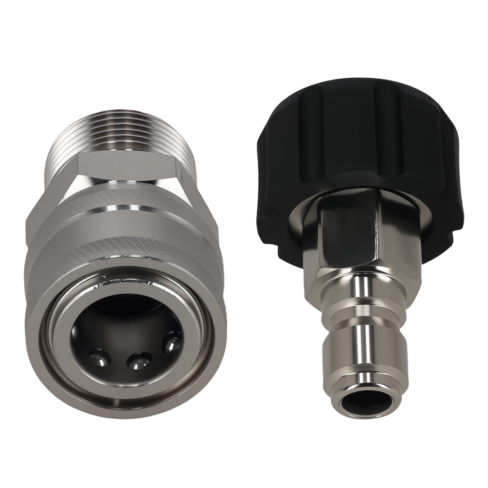 2* Pressure Washer Coupler Fitting M22-14 to 3/8 Quick Connect Stainless Steel