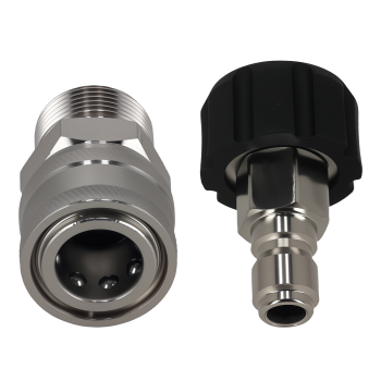 2* Pressure Washer Coupler Fitting M22-14 to 3/8 Quick Connect Stainless Steel