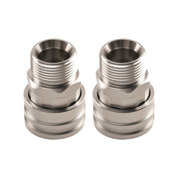 M22 14mm Pressure Washer Adapter Kit Quick Connect Stainless Steel 8PCS