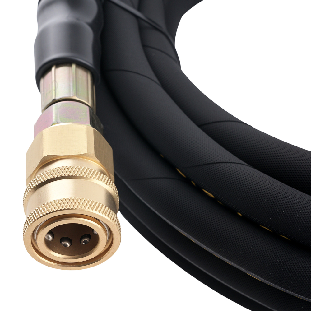 25FT Pressure Washer Extension Hose 1/4 w/ 3/8Quick Connect 4200 PSI