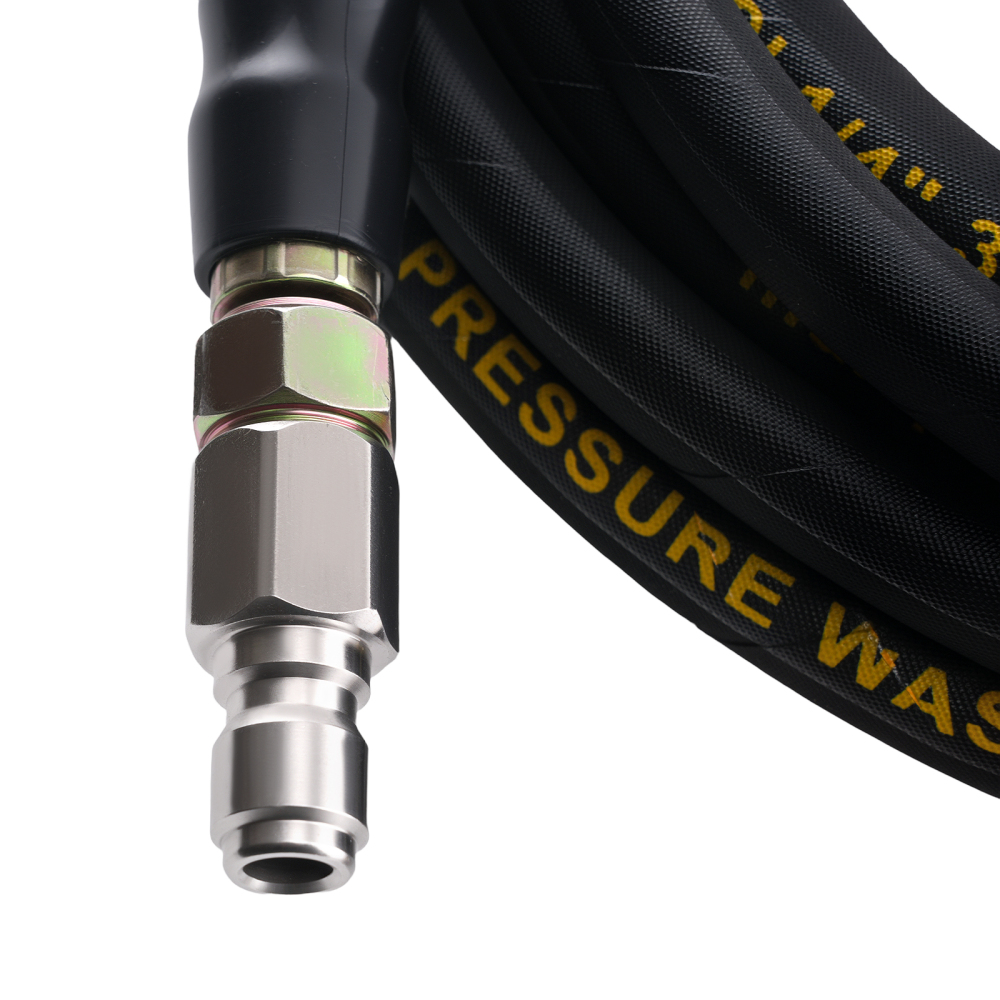 25FT Pressure Washer Extension Hose 1/4 w/ 3/8Quick Connect 4200 PSI