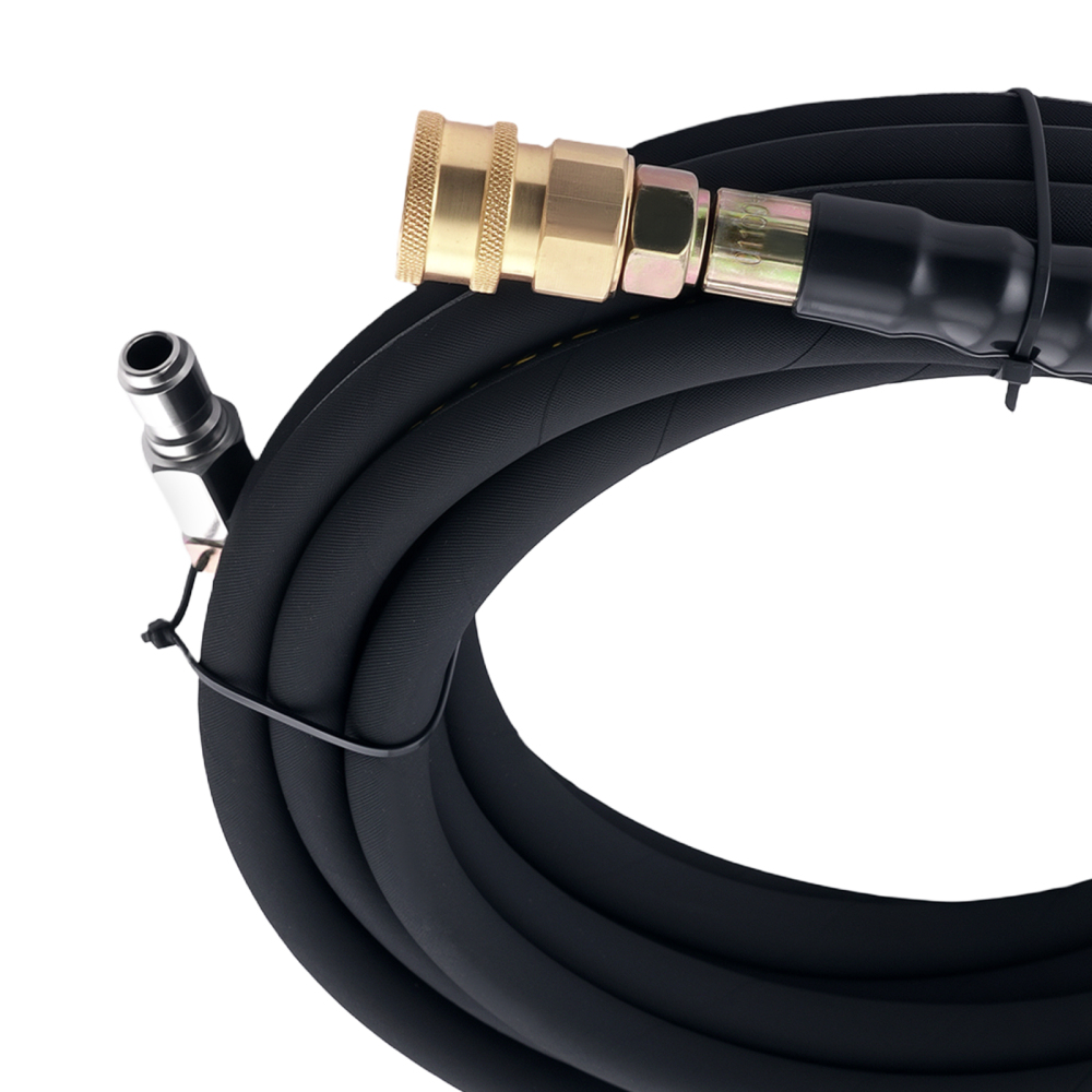 25FT Pressure Washer Extension Hose 1/4 w/ 3/8Quick Connect 4200 PSI