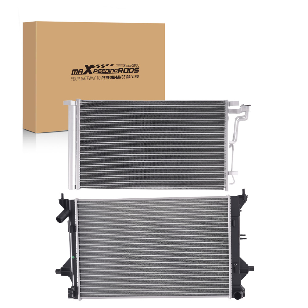 Coolant RadiatorAC Condenser compatible for Hyundai Elantra 2.0L 2017-2020 RA13775C@0qtFfy
