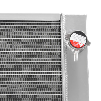 4-Row Aluminum Radiator compatible for Bobcat 642 642B 643 722 742 743 Skid Steer 6571713