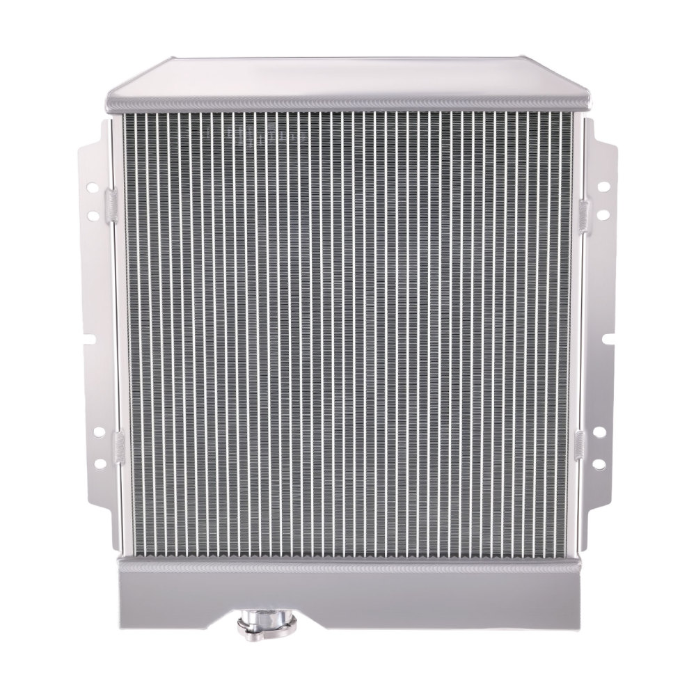 3 Row Aluminum Radiator Shroud Fan compatible for Ford Mustang 1965-66 Base 3.3L 4.7L