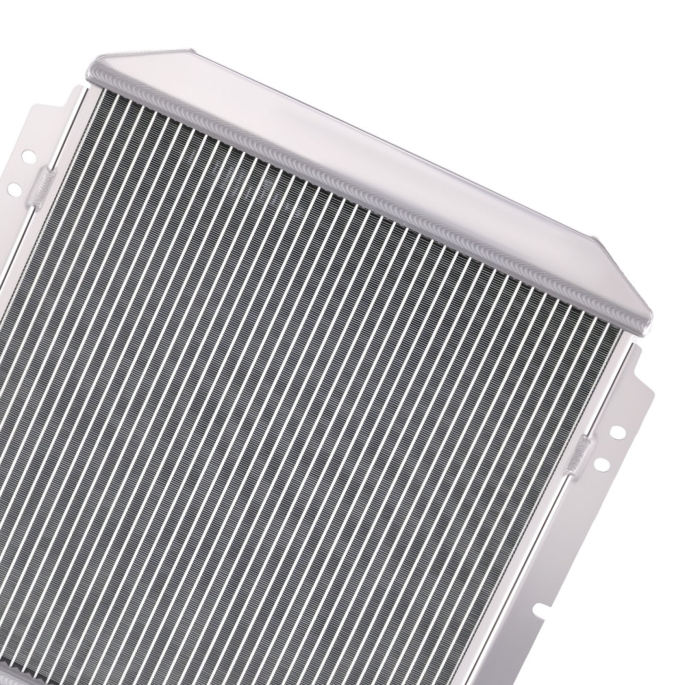 3 Row Aluminum Radiator Shroud Fan compatible for Ford Mustang 1965-66 Base 3.3L 4.7L