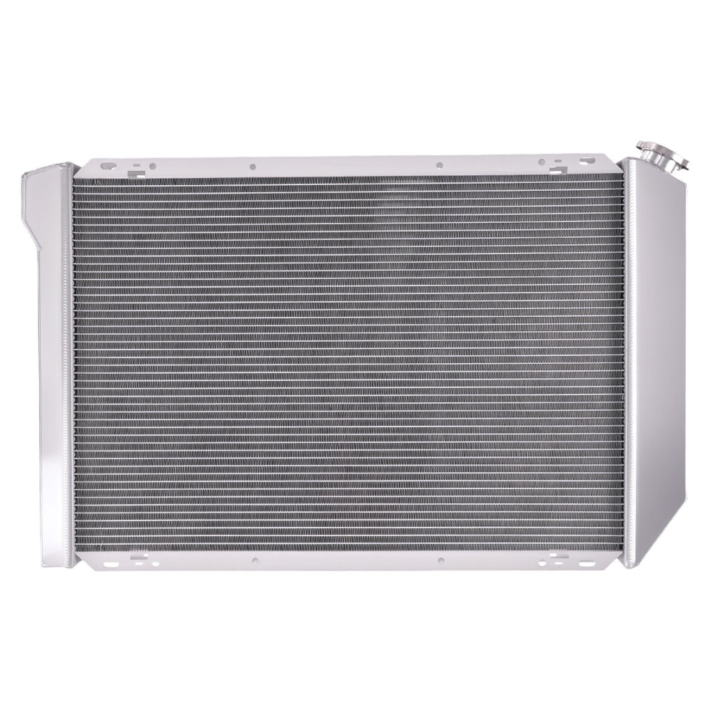 4 Row Coolant Radiator Assembly compatible for Ford F-350 5.8L 7.5L V8 1980-1984 CU561
