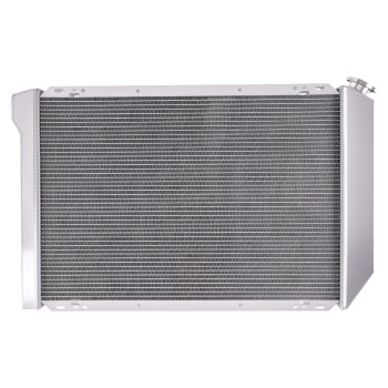 4 Row Coolant Radiator Assembly compatible for Ford F-350 5.8L 7.5L V8 1980-1984 CU561