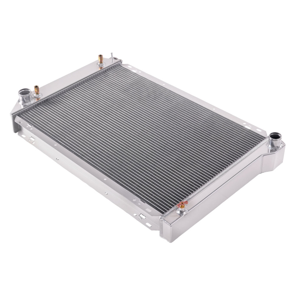 4 Row Coolant Radiator Assembly compatible for Ford F-350 5.8L 7.5L V8 1980-1984 CU561
