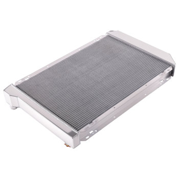 4 Row Coolant Radiator Assembly compatible for Ford F-350 5.8L 7.5L V8 1980-1984 CU561
