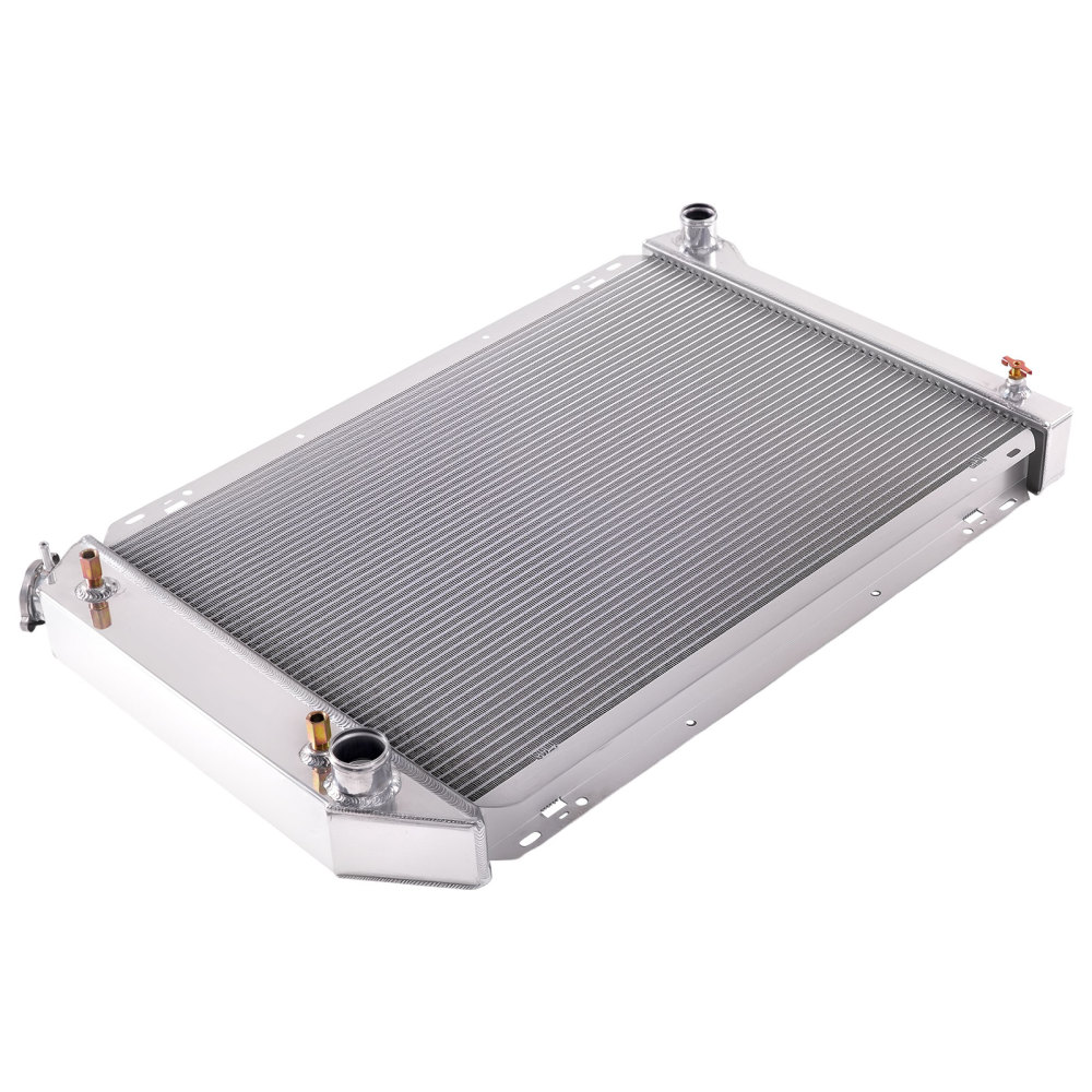 4 Row Coolant Radiator Assembly compatible for Ford F-350 5.8L 7.5L V8 1980-1984 CU561