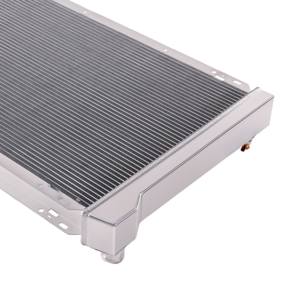 4 Row Coolant Radiator Assembly compatible for Ford F-350 5.8L 7.5L V8 1980-1984 CU561
