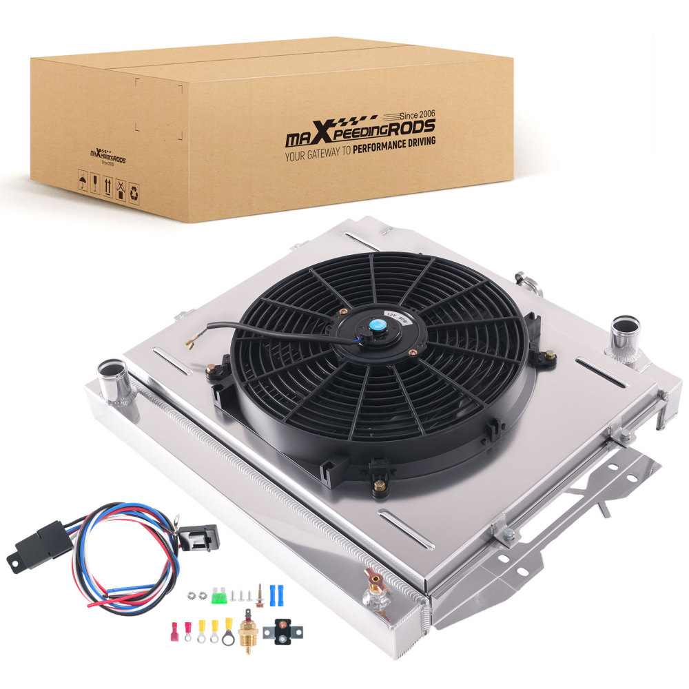 3 Row Radiator Shroud Fan compatible for Toyota Pickup 1984-1995 compatible for 4Runner 1992-95 1640035100