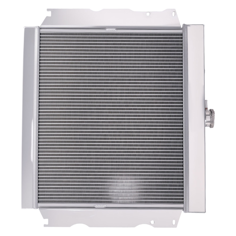 3 Row Aluminum Radiator compatible for Dodge Coronet/Compatible for Plymouth Fury 1965-1969 CC1635 AT