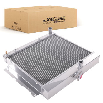 3 Row Aluminum Radiator compatible for Dodge Coronet/Compatible for Plymouth Fury 1965-1969 CC1635 AT